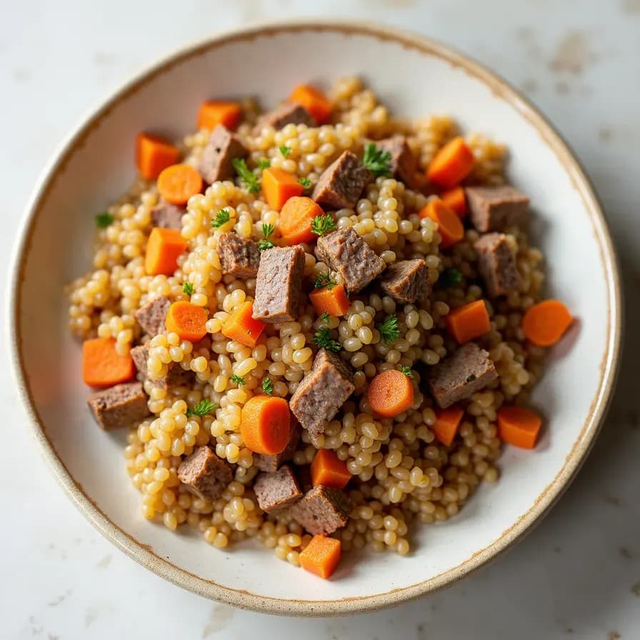 Plato de Trigo Sarraceno con Carne Molida