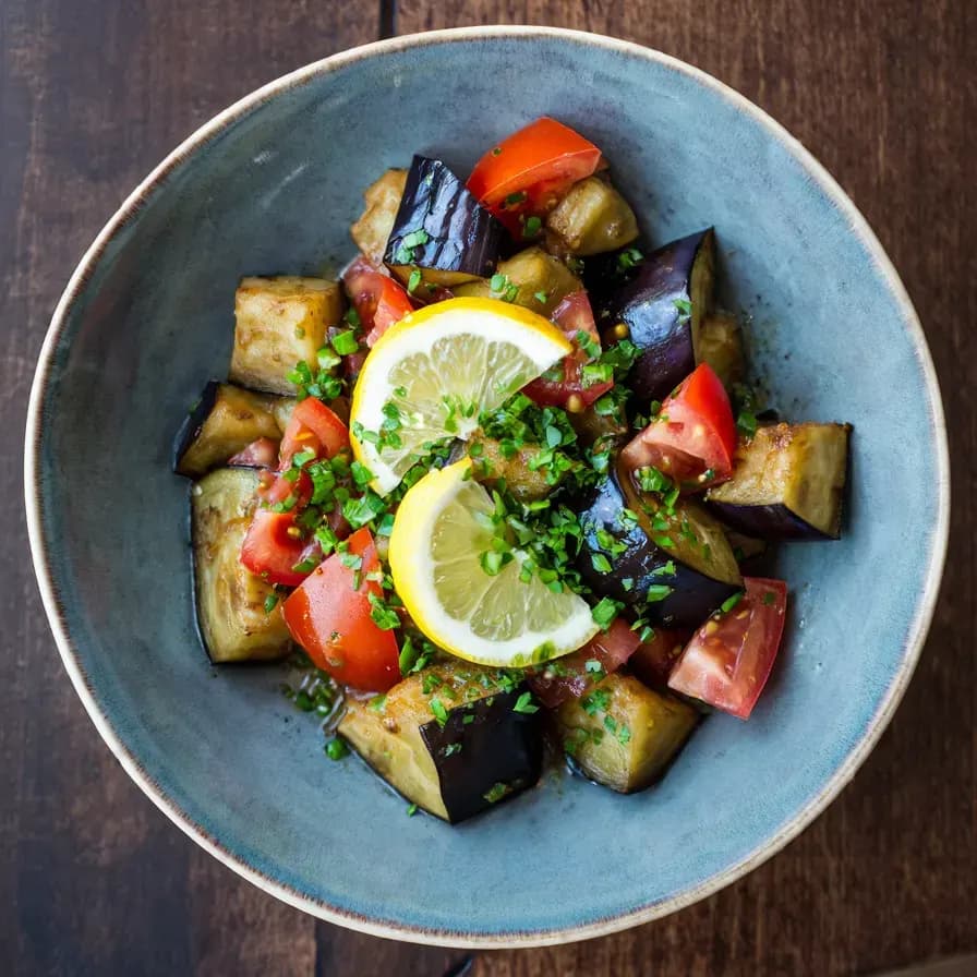 Ensalada de Berenjena Asada