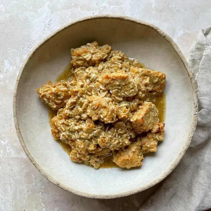 Oatmeal Toast dish