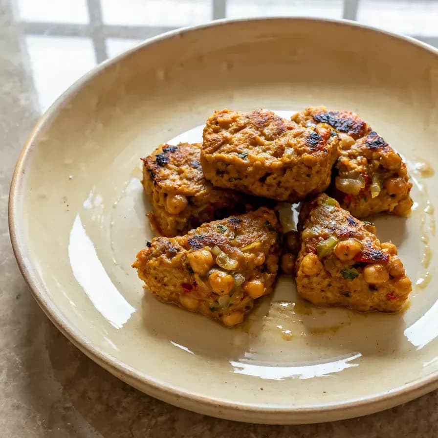 Vegetarische Hülsenfrüchte-Frikadellen