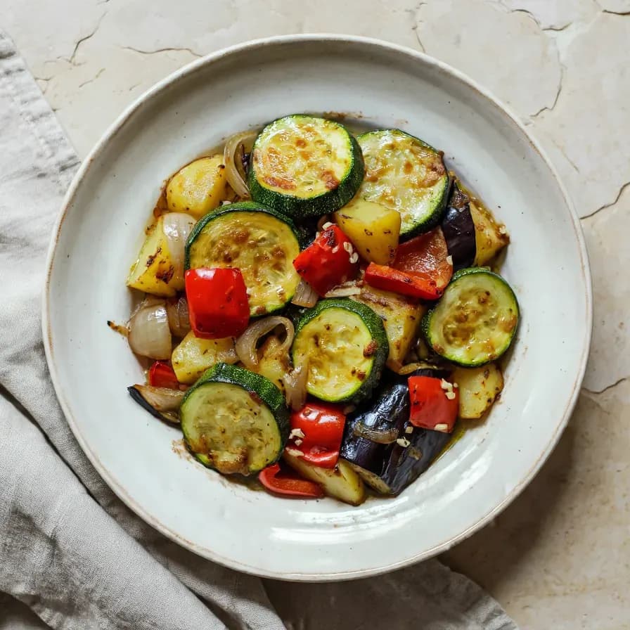 Légumes variés au four