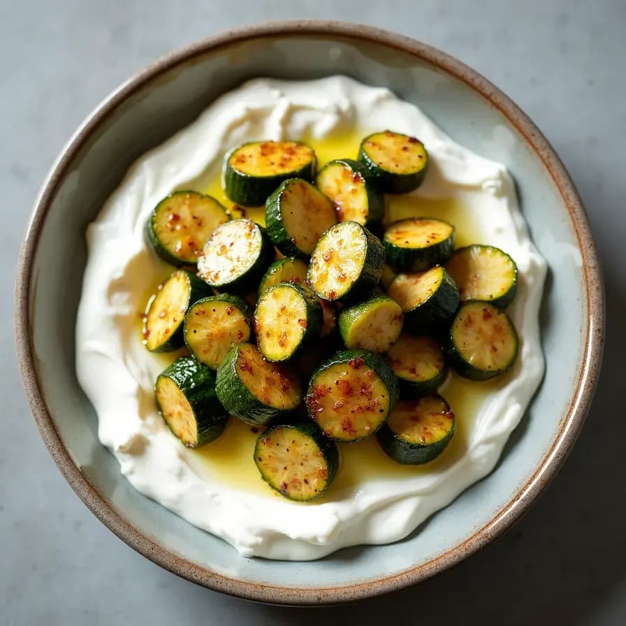 Bol de courgettes
