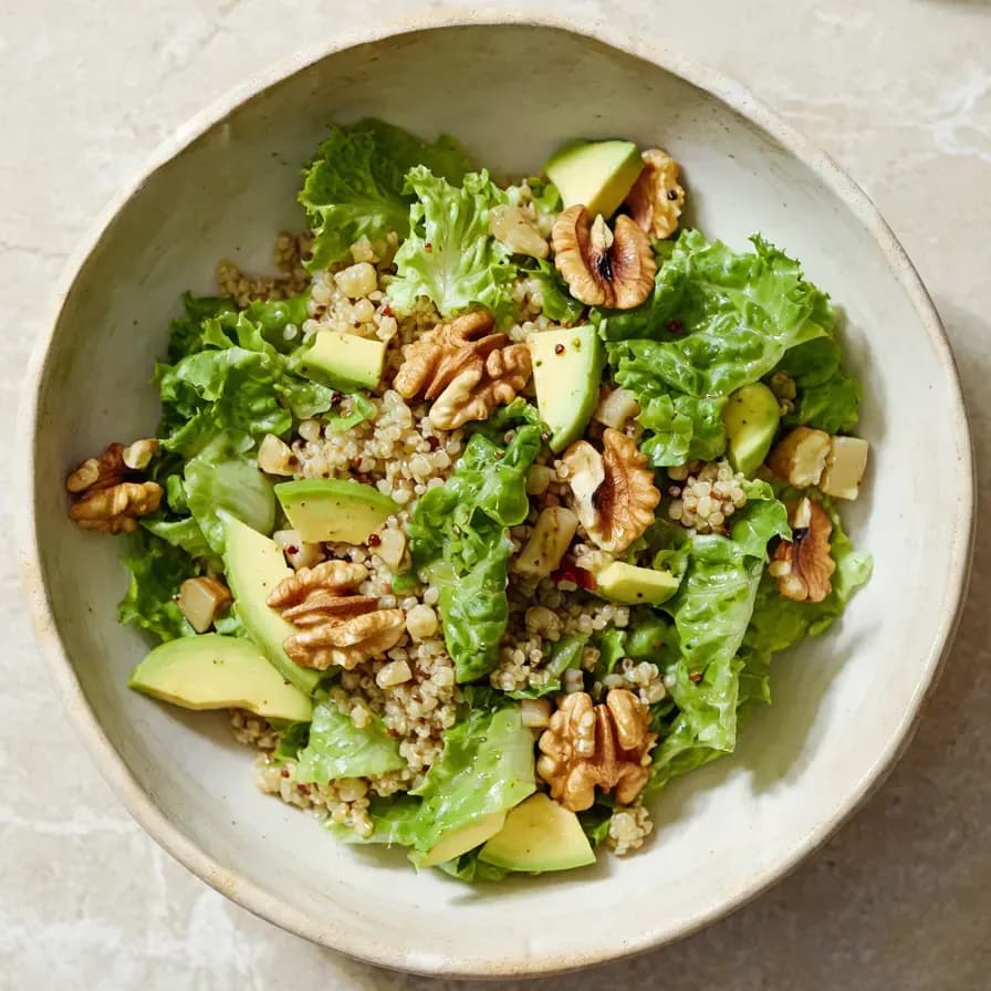 Salade de quinoa et avocat