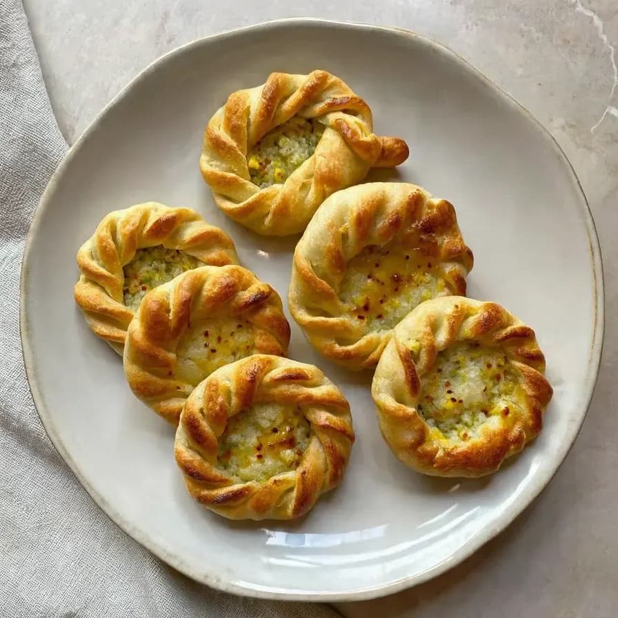 Poğaça sin gluten con garbanzos