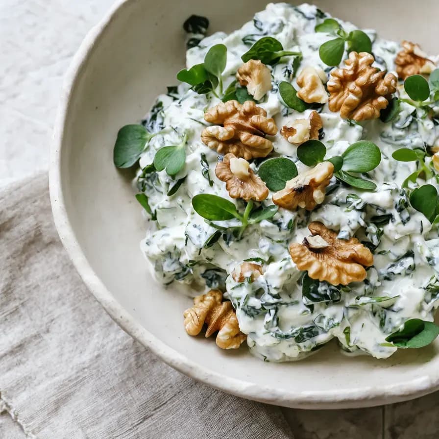 Ensalada de Bledo con Nueces
