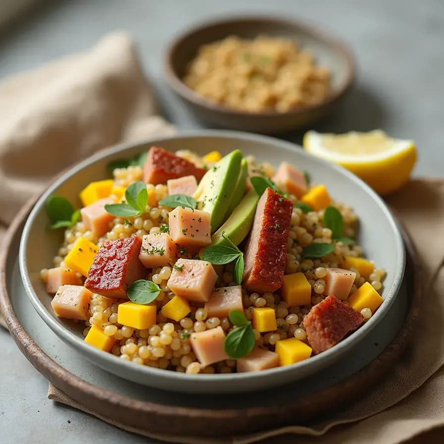 Bol de Quinoa con Atún