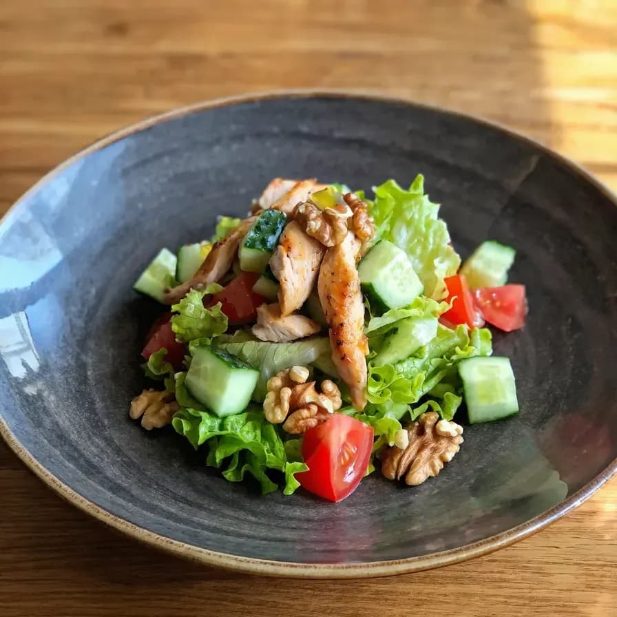 Salade diététique au poulet