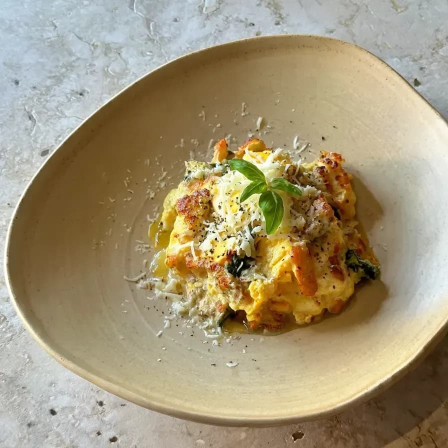 Fitness-Pişi mit Parmesan