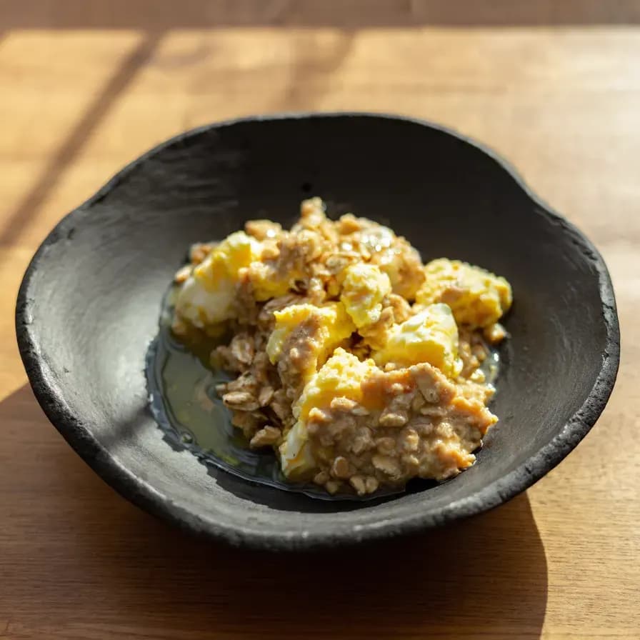 Gericht Glutenfreies Frühstücksei mit Haferflocken