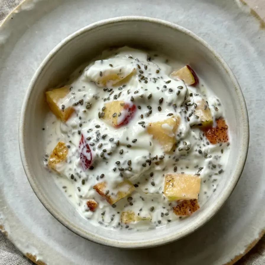Gericht Joghurt-Bowl mit wenig Kohlenhydraten