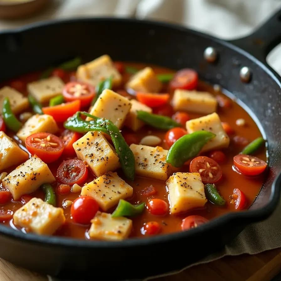 Kokoreç de poisson à la poêle