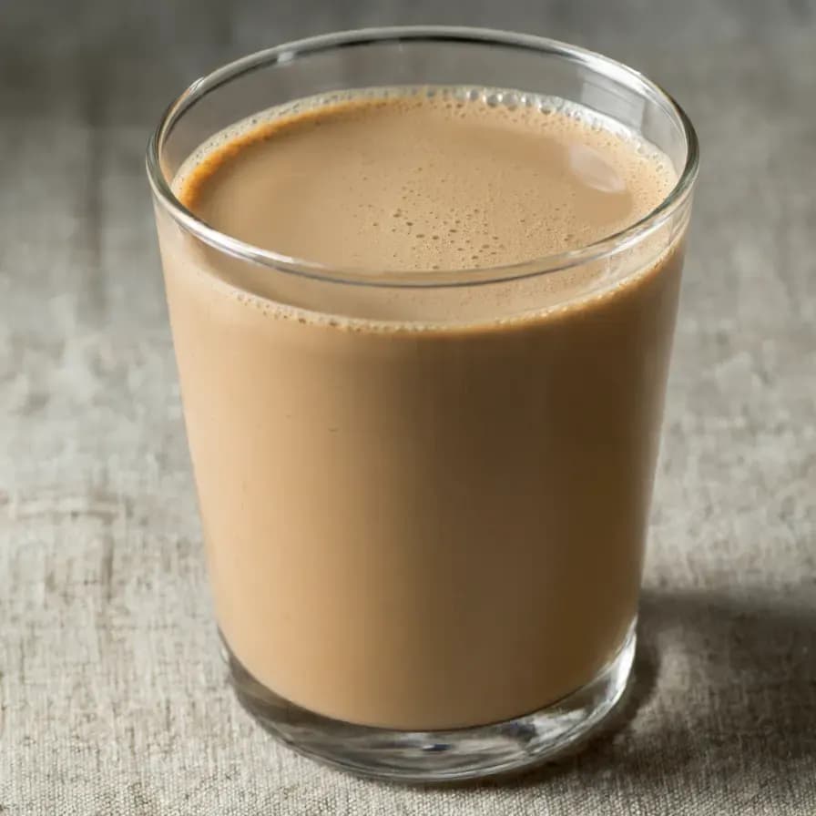 Proteinhaltiger Milchkaffee