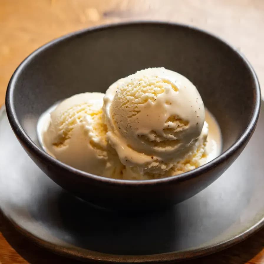 Plato de Helado sin azúcar de 2 ingredientes