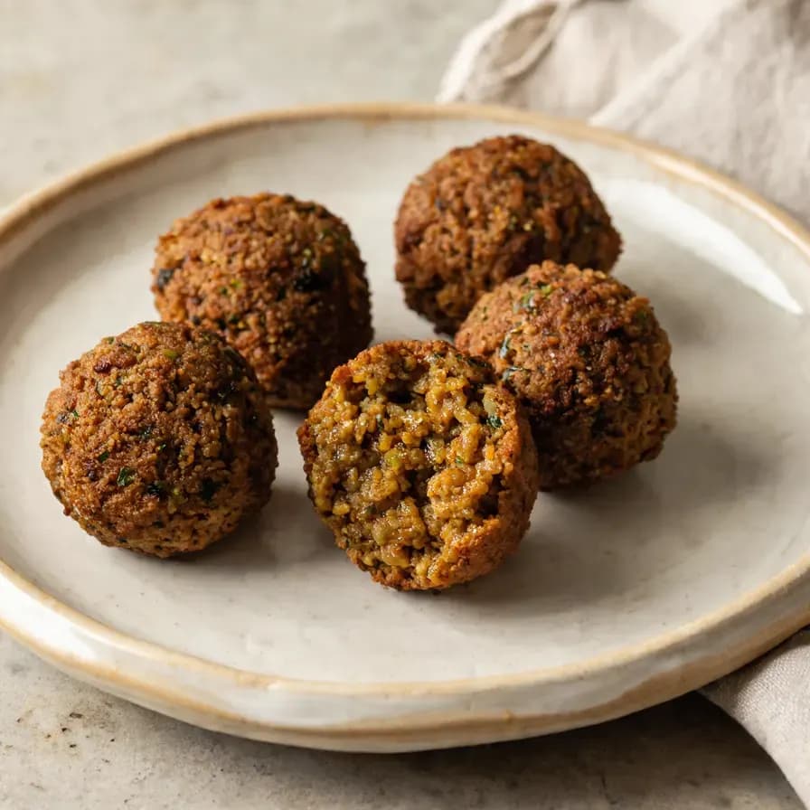 Homemade Lebanese Style Falafel