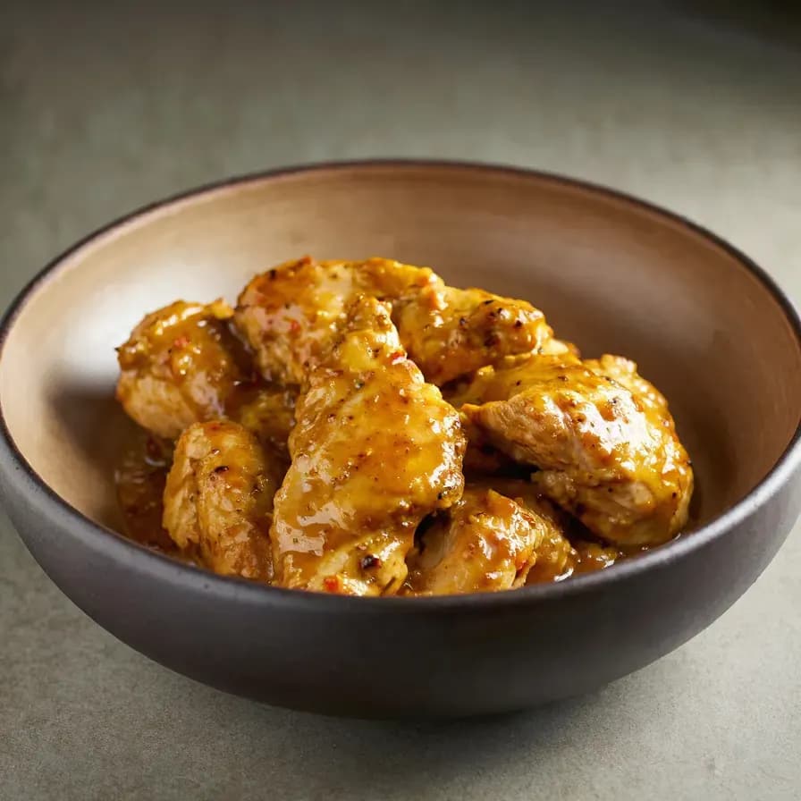 Oil-Free Grilled Chicken in a Pan