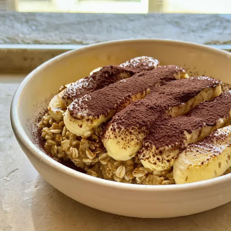 Tiramisú de Avena con Proteína