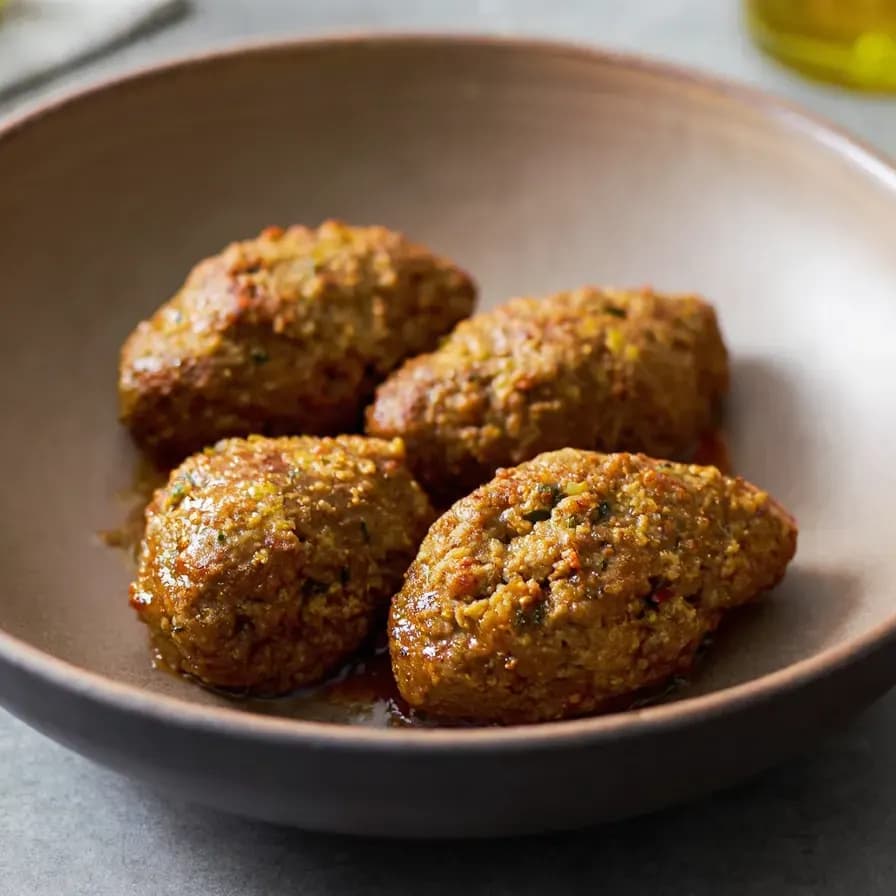 Vegan Meatballs with Mushrooms and Beans