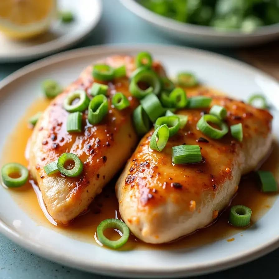 Poulet au citron et aux oignons
