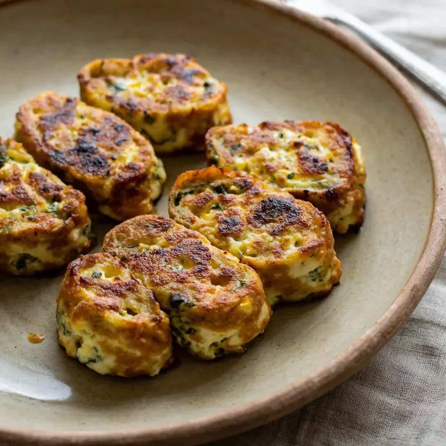 Rollitos Keto de Queso y Ajo