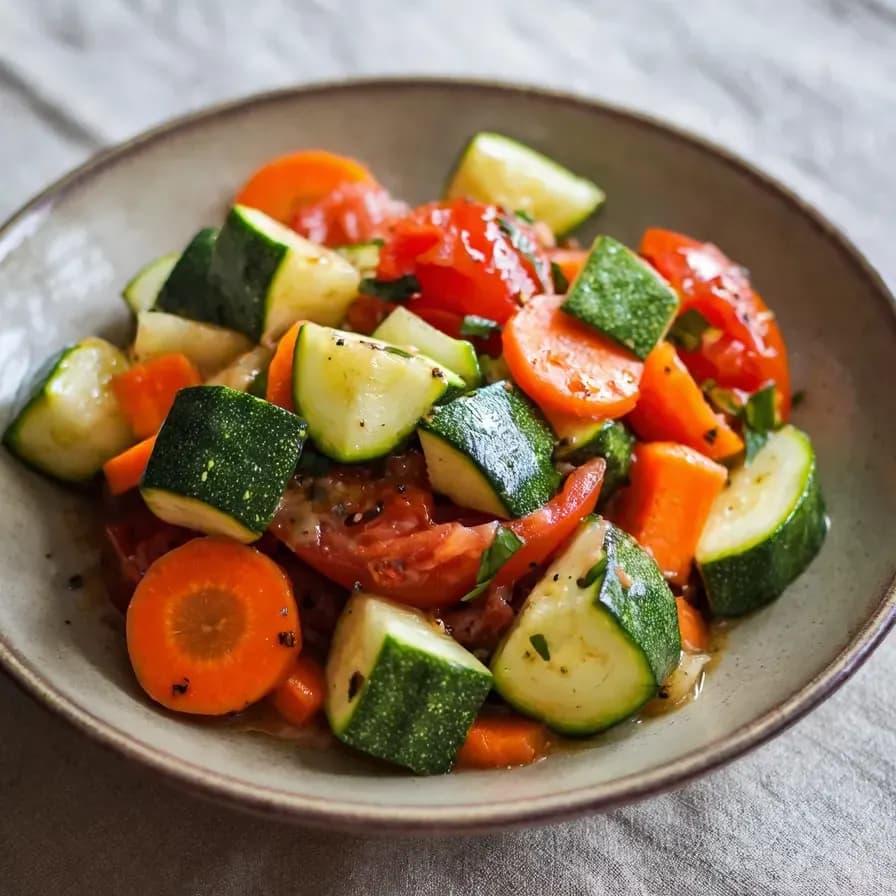 Guiso de Verduras Mixtas con Aceite de Oliva