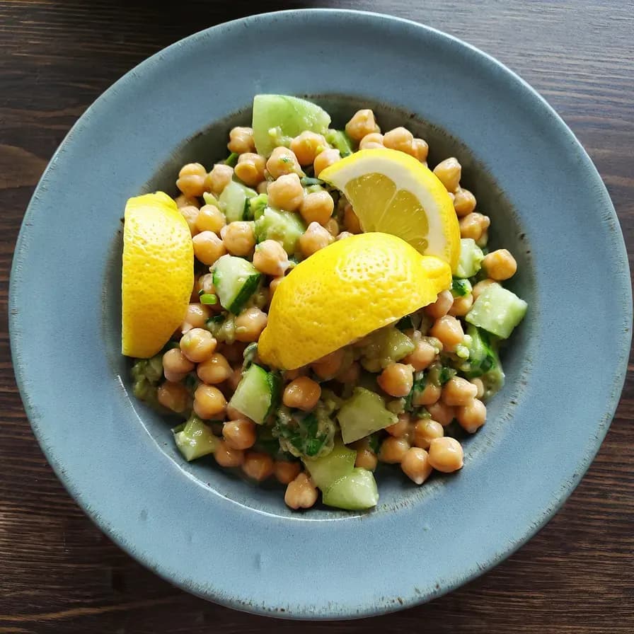 Piyaz de Garbanzos con Tahini