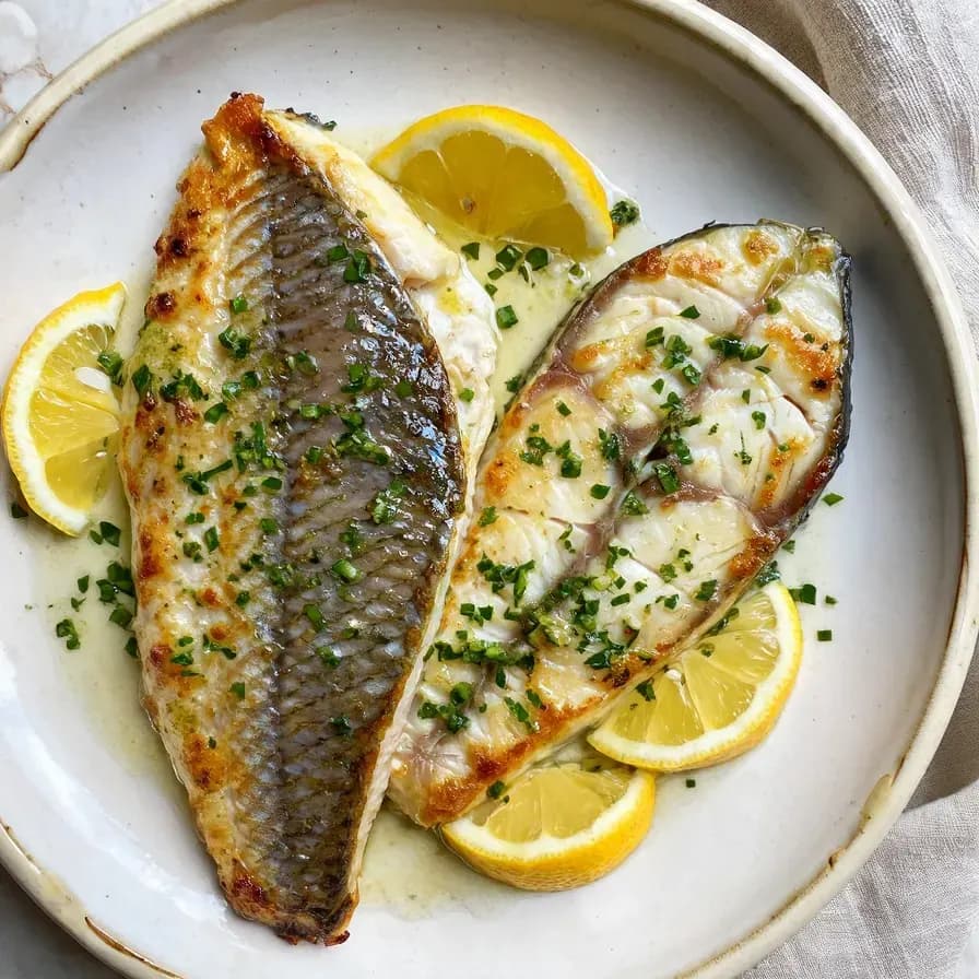Ofen Fisch mit Olivenöl