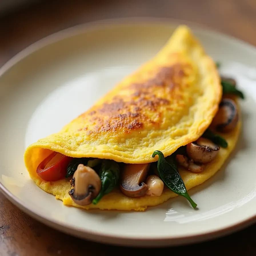Omelet Vegano con Lentejas