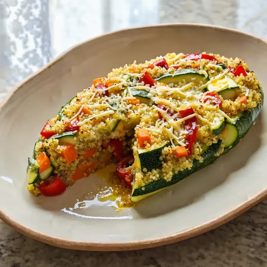 Gebackene Quinoa- und Gemüsebällchen mit Gewürzen
