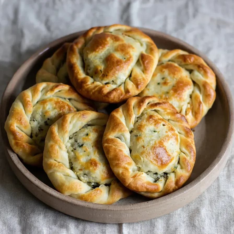 Gluten-Free Chickpea Poğaça