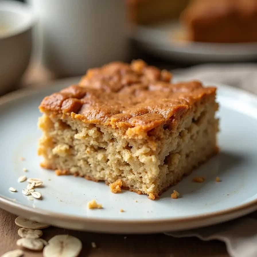 Gâteau aux flocons d'avoine au four