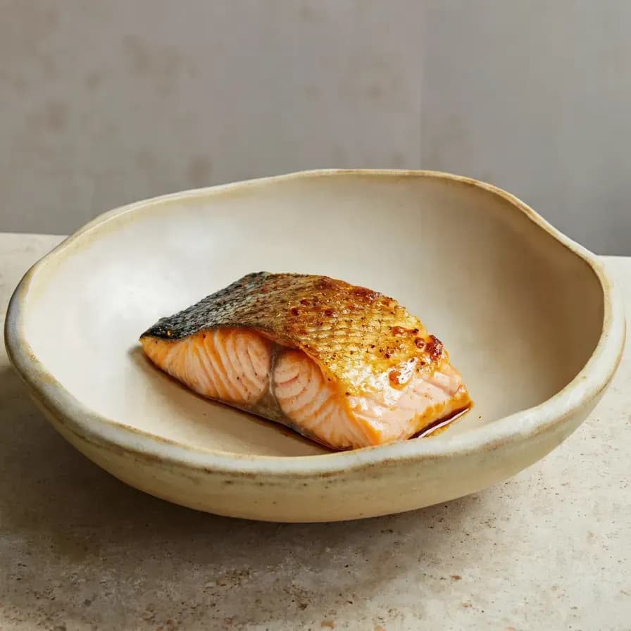 Plat Fırında Somon Balığı